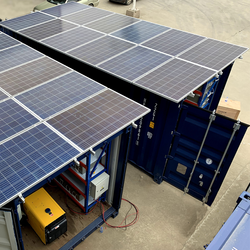 Energy efficient 20-foot solar container freezer from Chinese ...