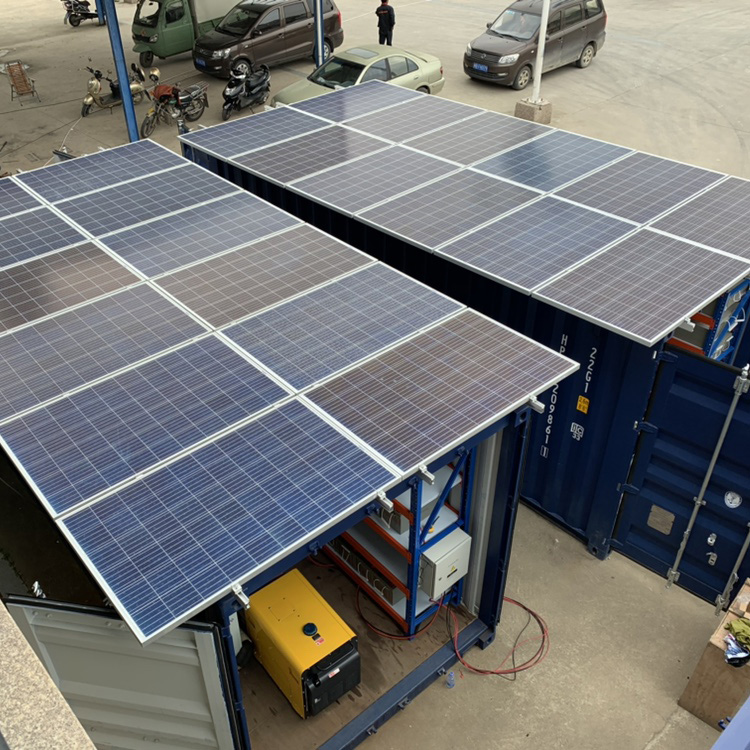 container solar cold room