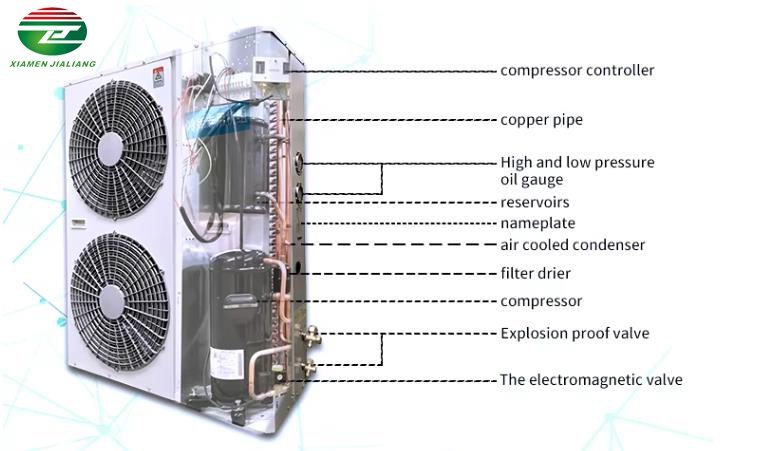 condensing unit for cold room storage