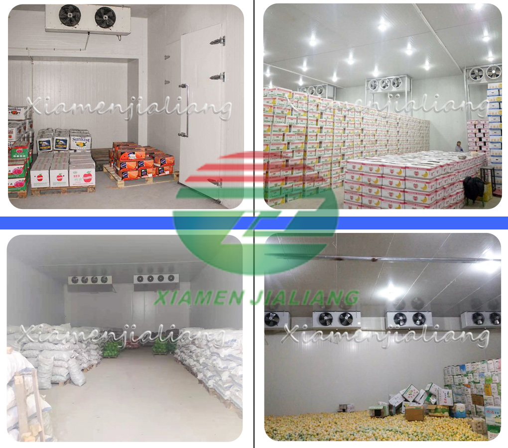 cold storage room for fruits and vegetables