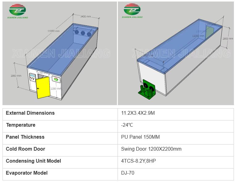 large cold storage room