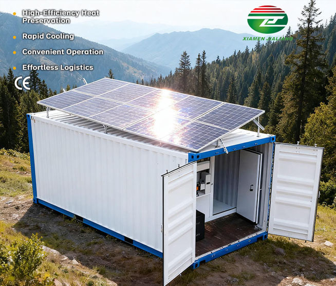 20ft solar power container cold room